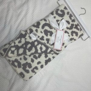 cupcakes and cashmere baby blanket animal print